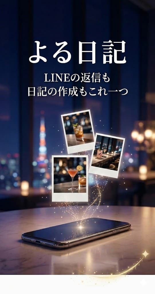 よる日記 — 写メ日記作成代行ツール